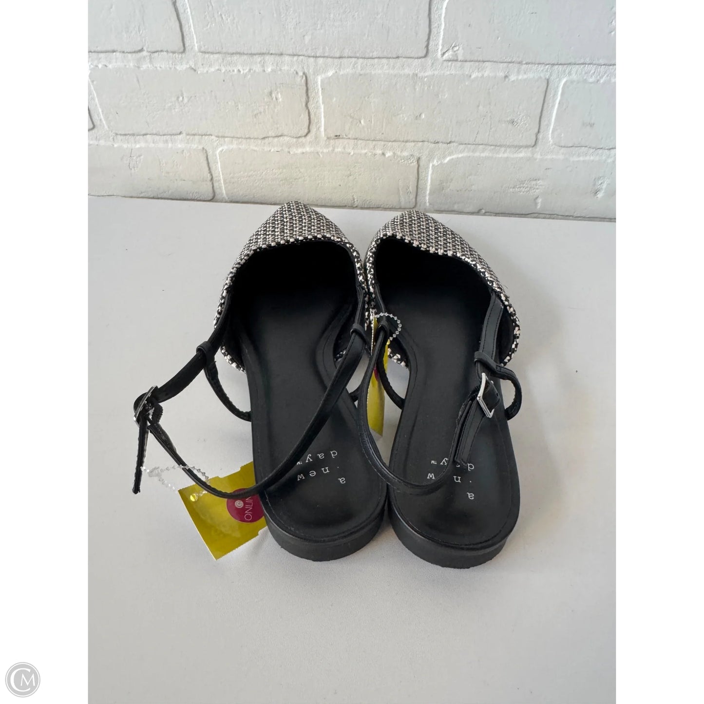 Shoes Flats By A New Day In Black & White, Size: 9