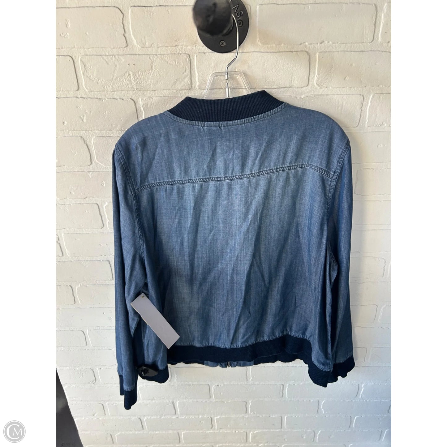 Jacket Other By Chicos In Blue, Size: Xl