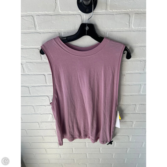 Athletic Tank Top By Lululemon In Pink, Size: S