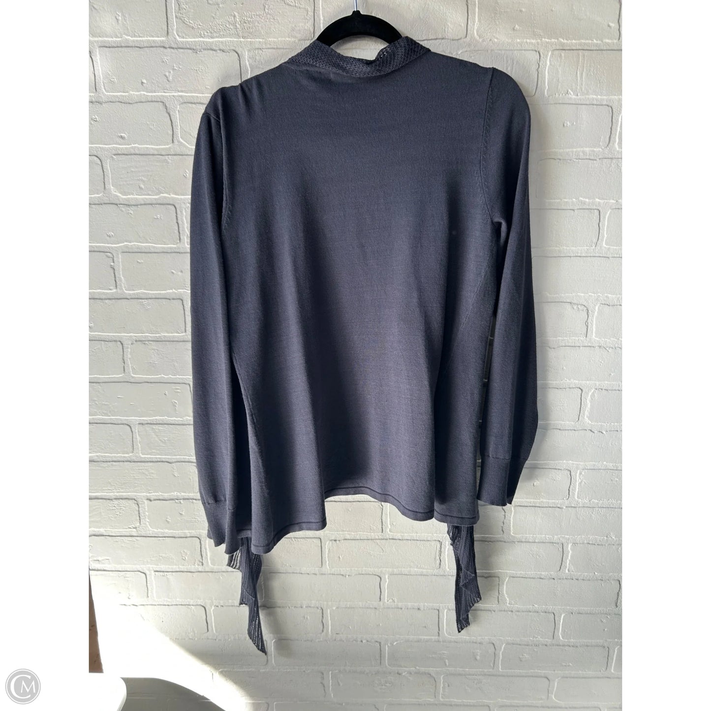 Sweater Cardigan By Clothes Mentor In Grey, Size: M