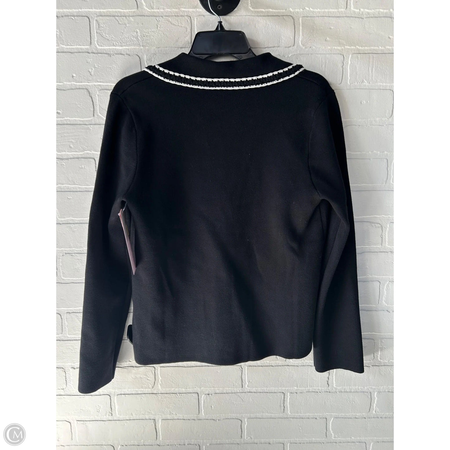 Blazer By Anne Klein In Black & White, Size: S