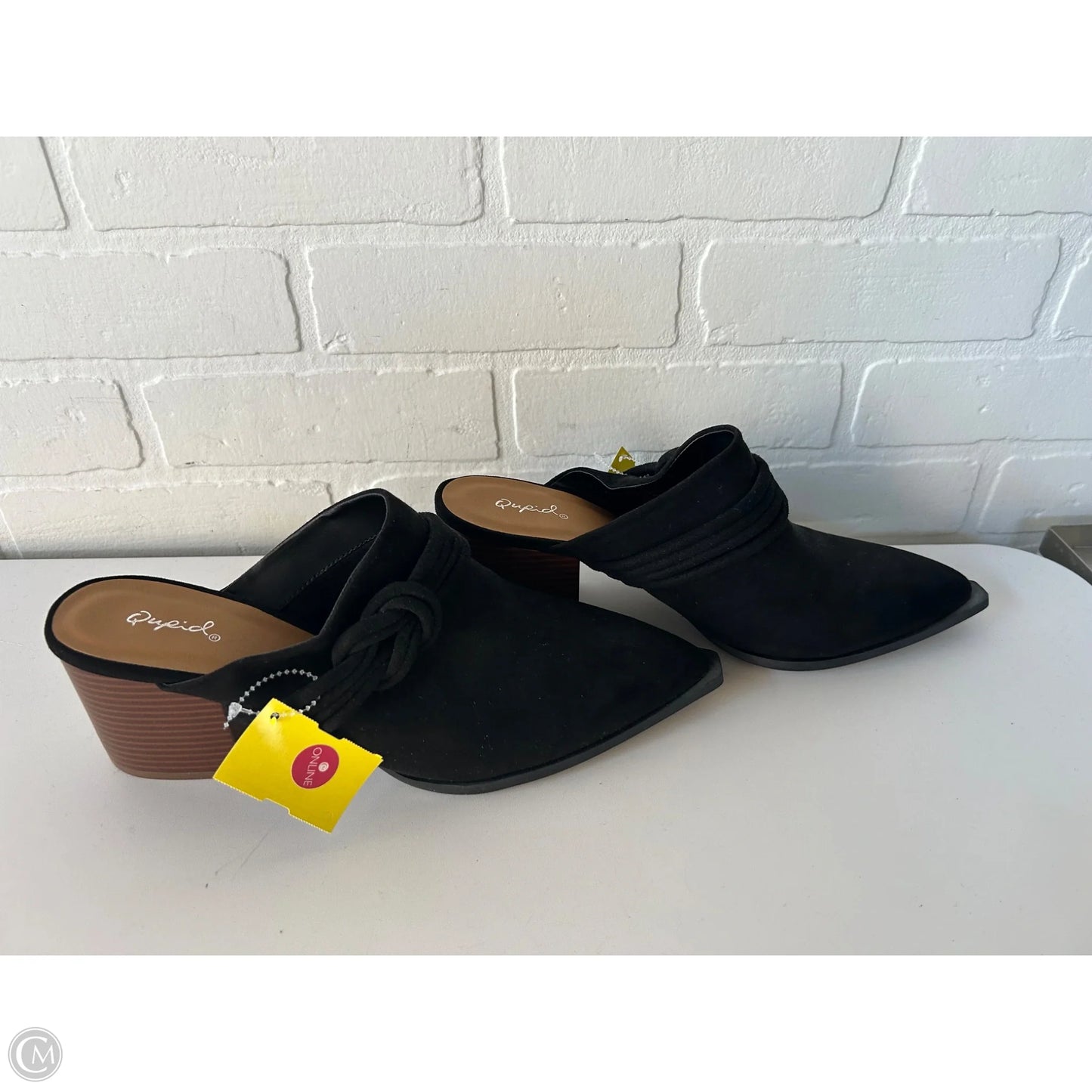 Shoes Heels Block By Qupid In Black, Size: 10