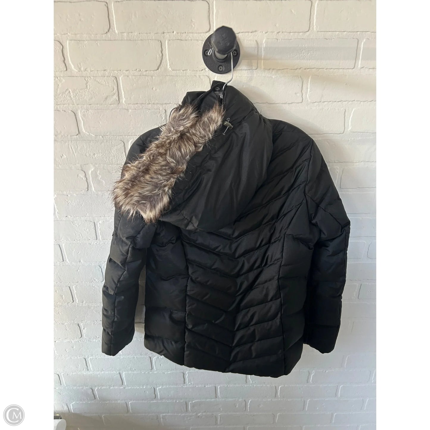 Coat Parka By Eddie Bauer In Black, Size: S