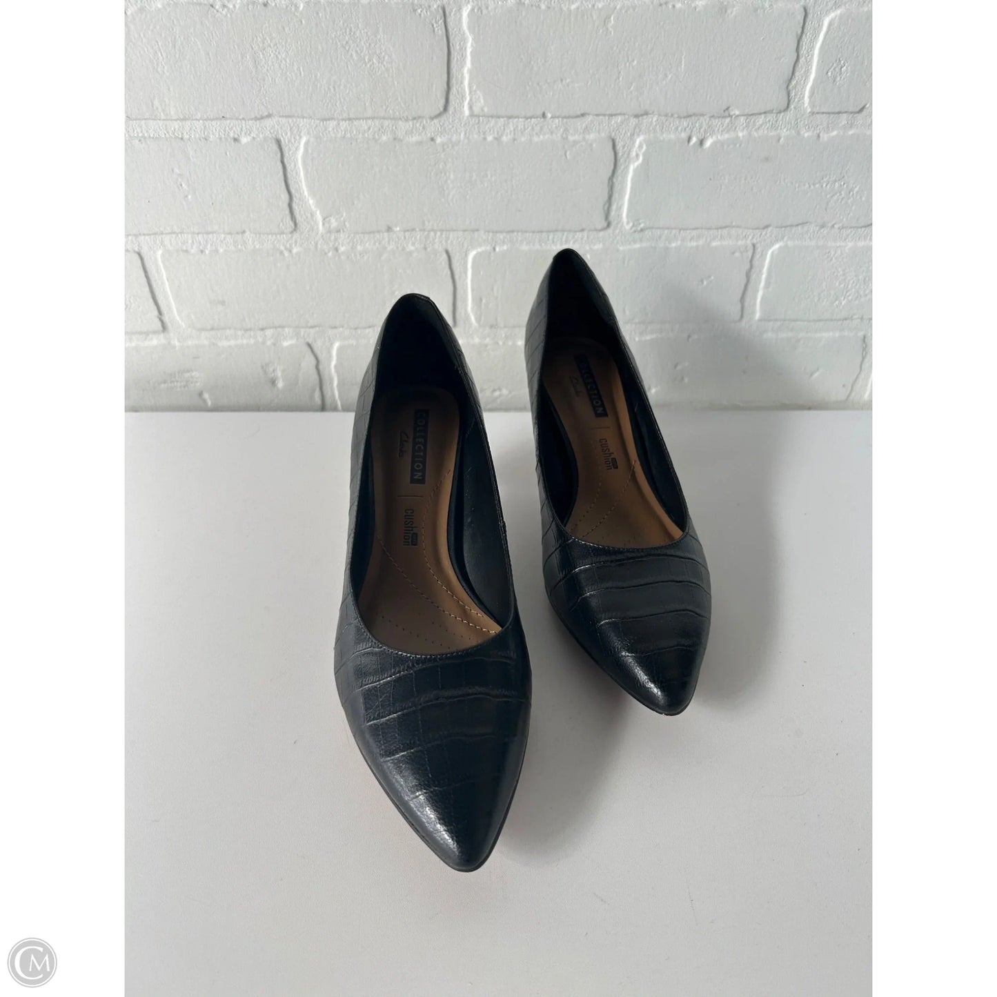 Shoes Heels Block By Clarks In Black, Size: 8
