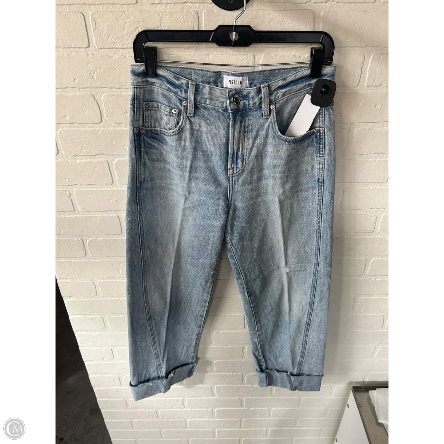 Jeans Straight By Pistola In Blue Denim, Size: 2
