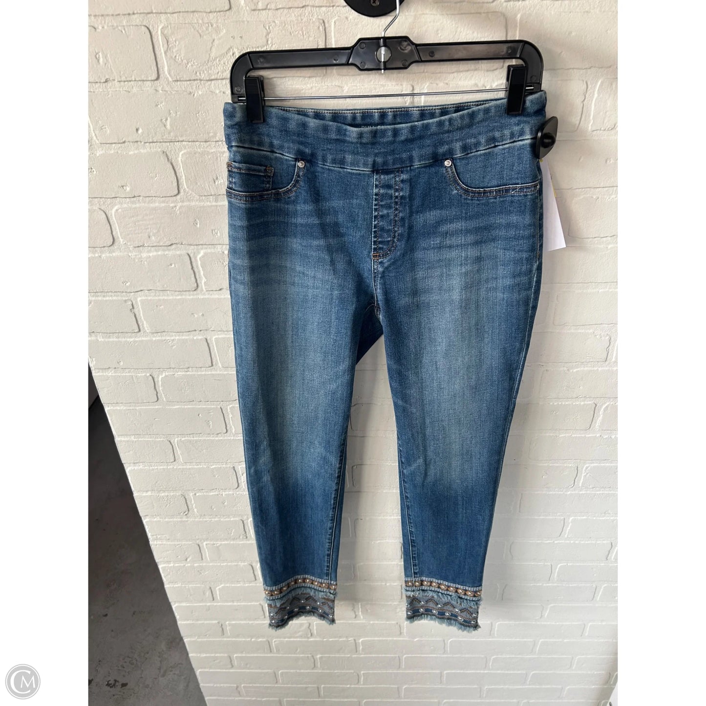 Jeans Jeggings By Chicos In Blue Denim, Size: 2