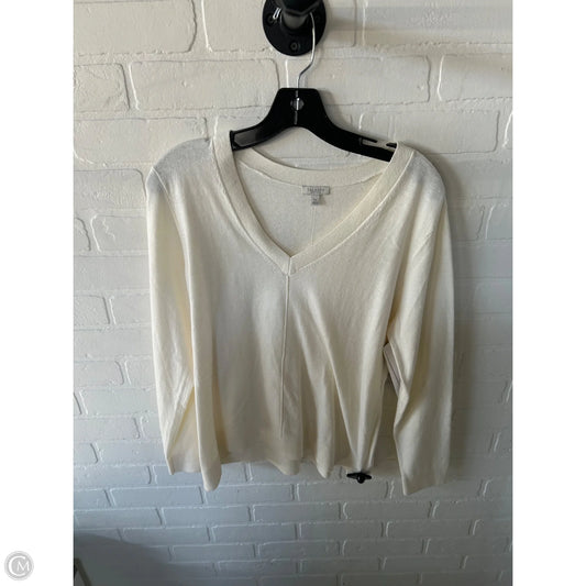 Sweater By Talbots In Cream, Size: Lp