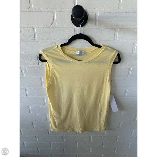 Top Sleeveless Basic By Michael Stars In Yellow, Size: S