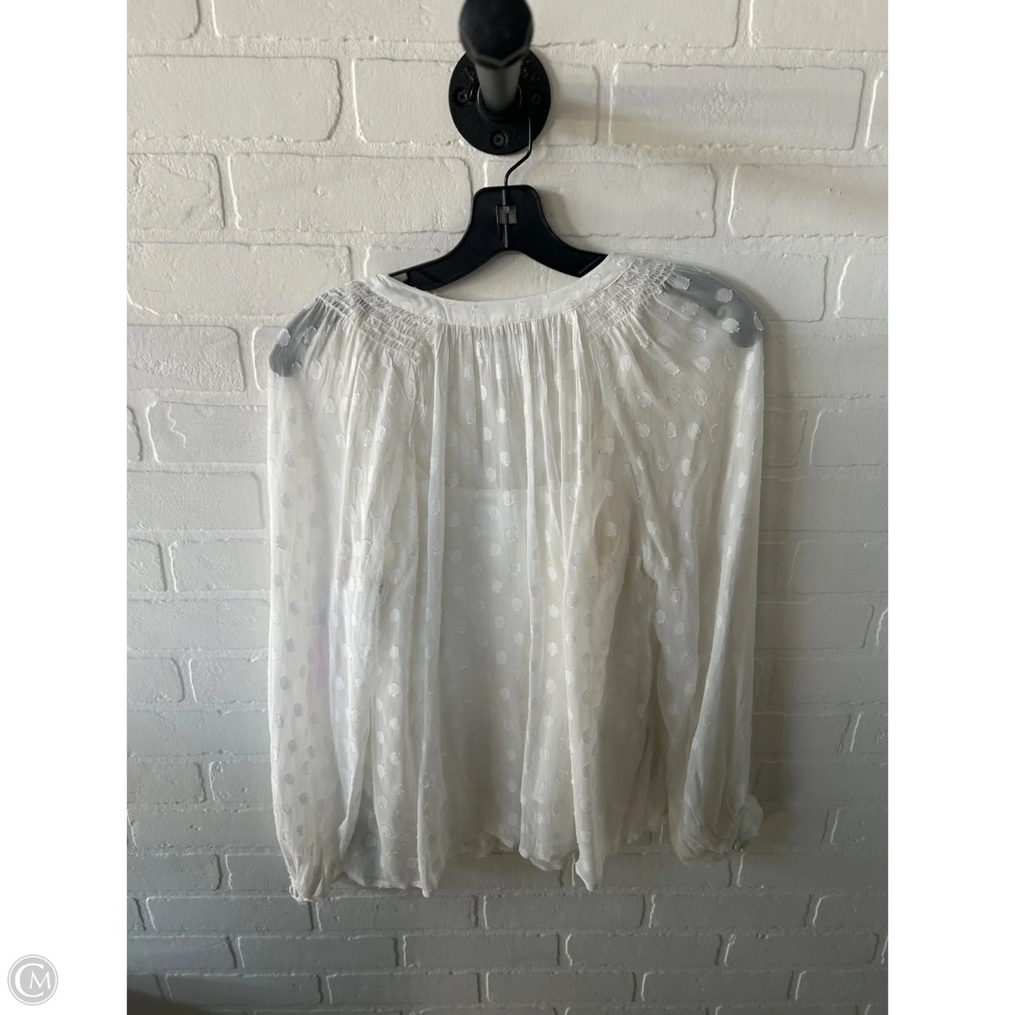 Top 2pc Long Sleeve By Velvet By Graham & Spencer In White, Size: M