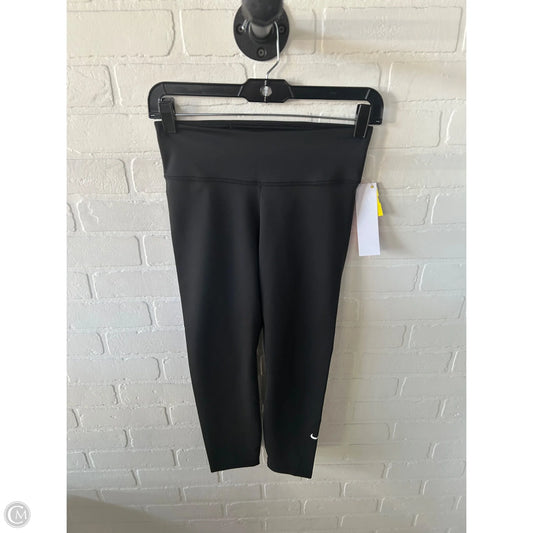 Athletic Leggings By Nike Apparel In Black, Size: 4
