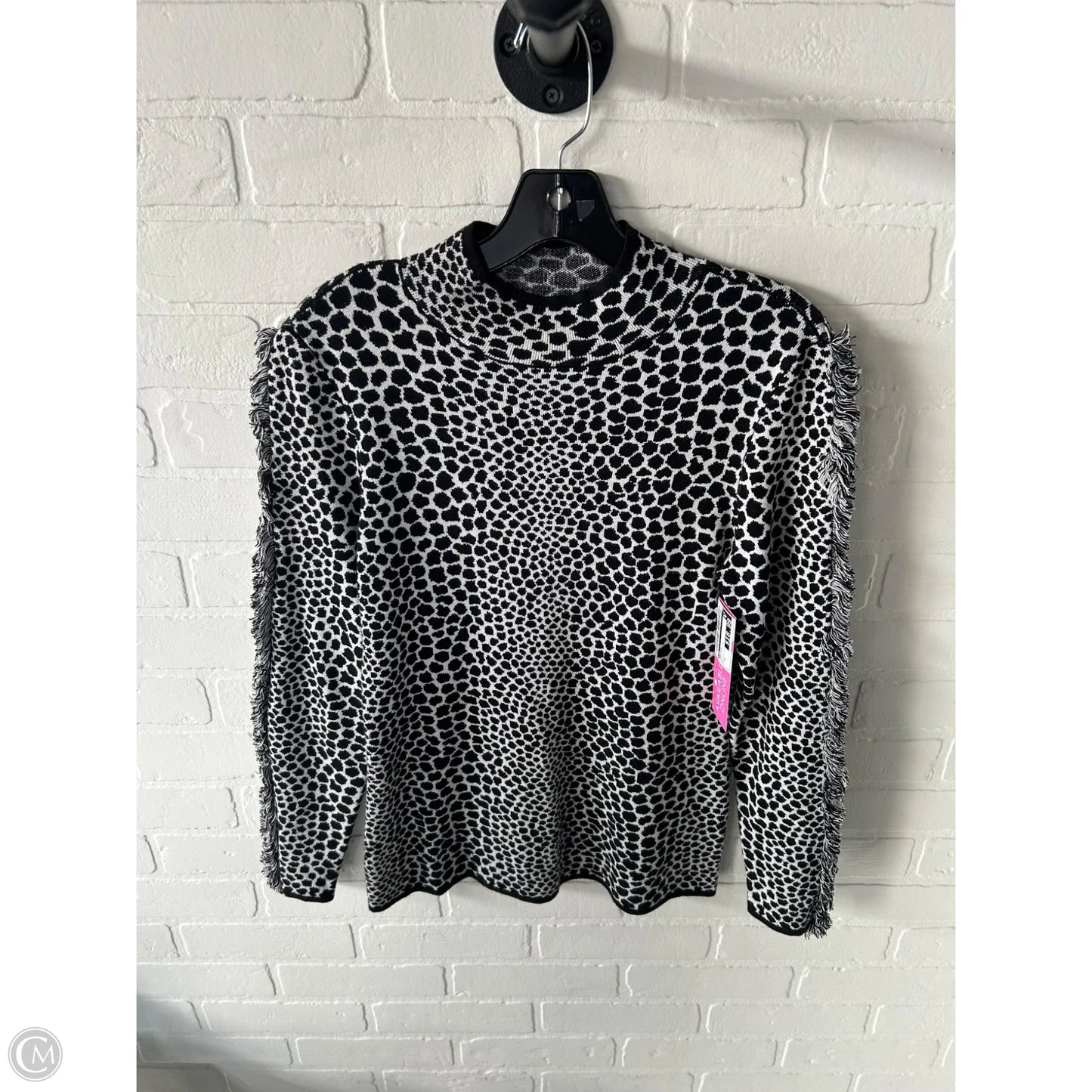 Sweater By Inc In Black & White, Size: S