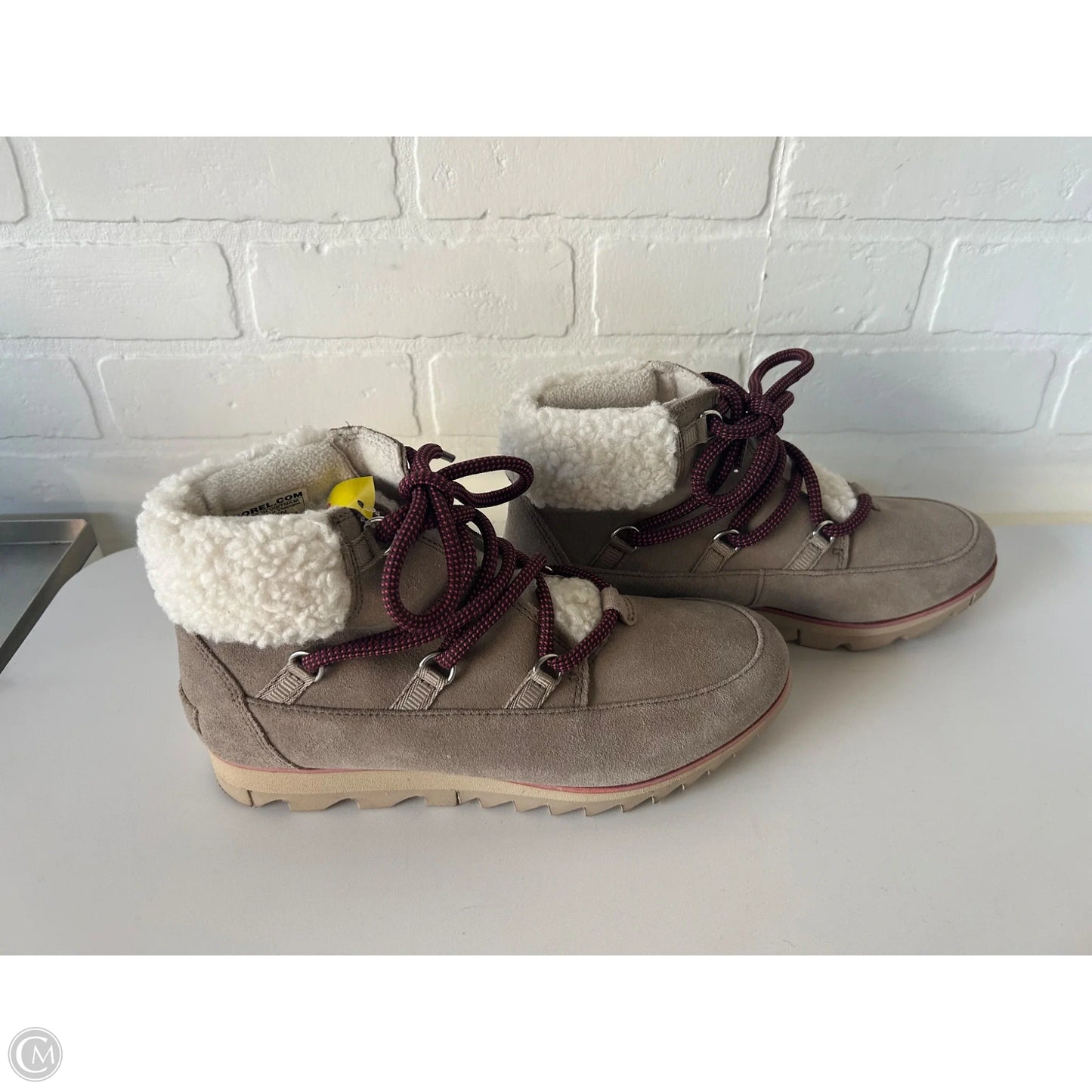 Boots Ankle Flats By Sorel In Tan, Size: 8.5