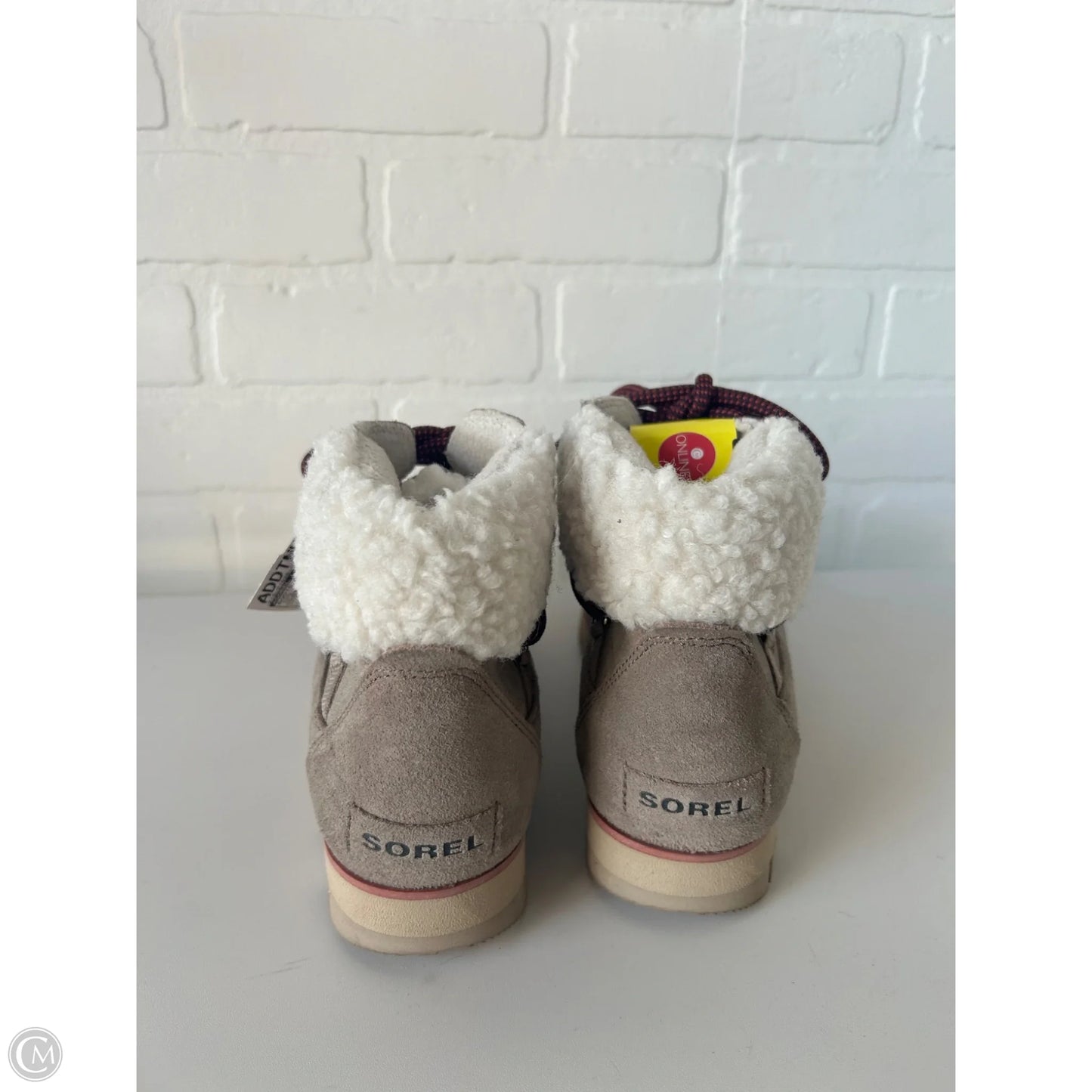 Boots Ankle Flats By Sorel In Tan, Size: 8.5