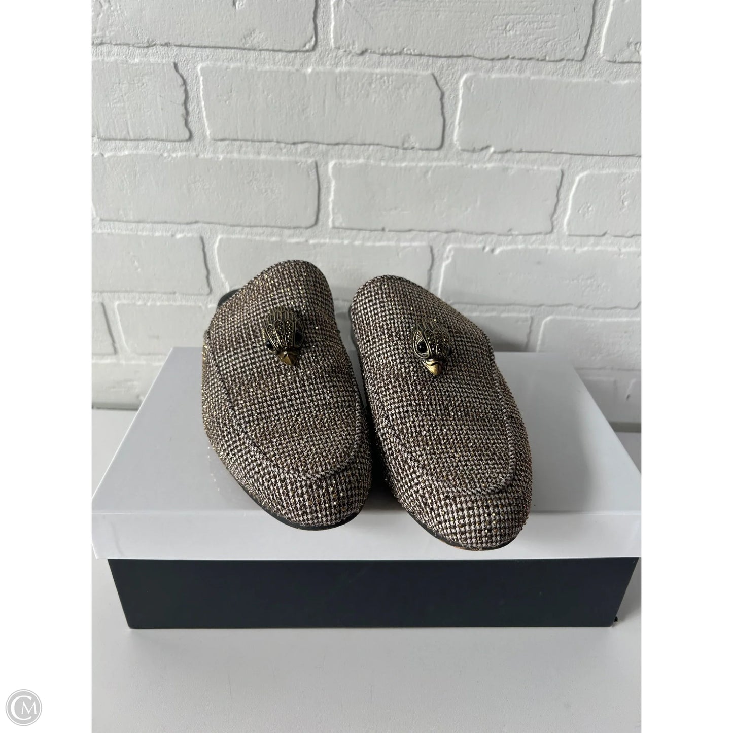 Shoes Designer By Kurt Geiger In Brown & Cream, Size: 8.5