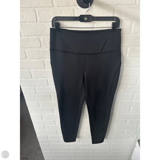 Athletic Leggings By Spyder In Black, Size: 12