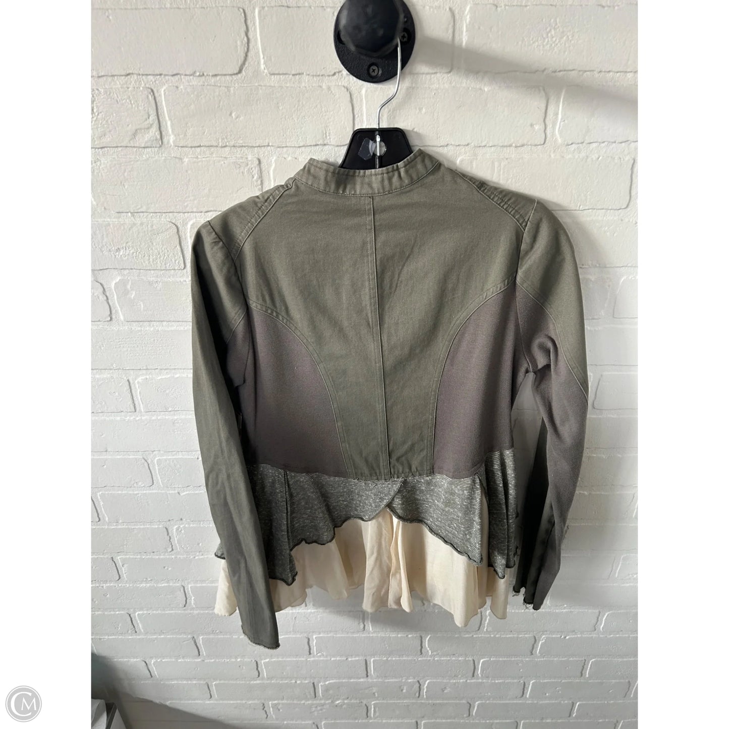 Jacket Moto By Mystree In Green, Size: M