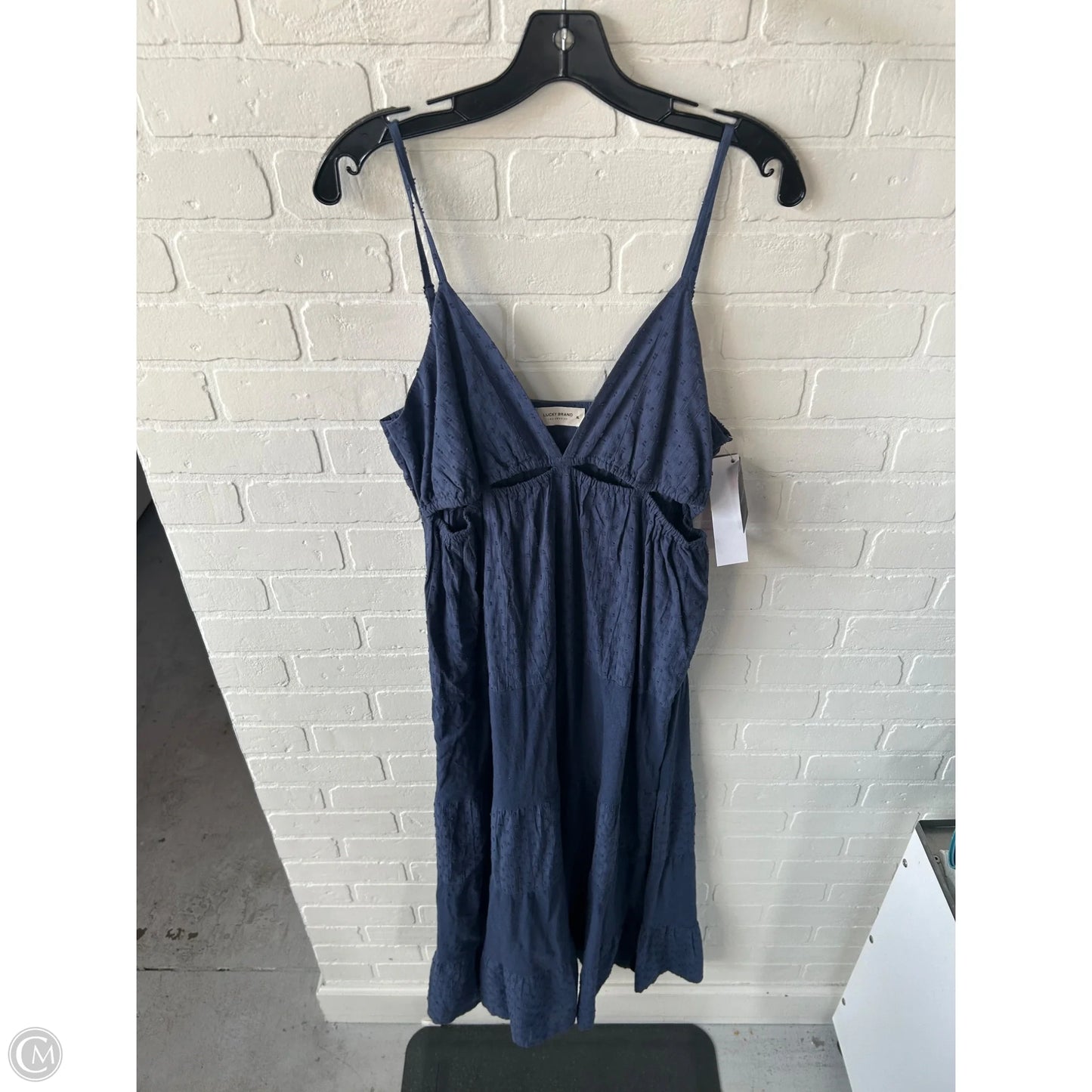 Dress Casual Maxi By Lucky Brand In Blue, Size: Xl