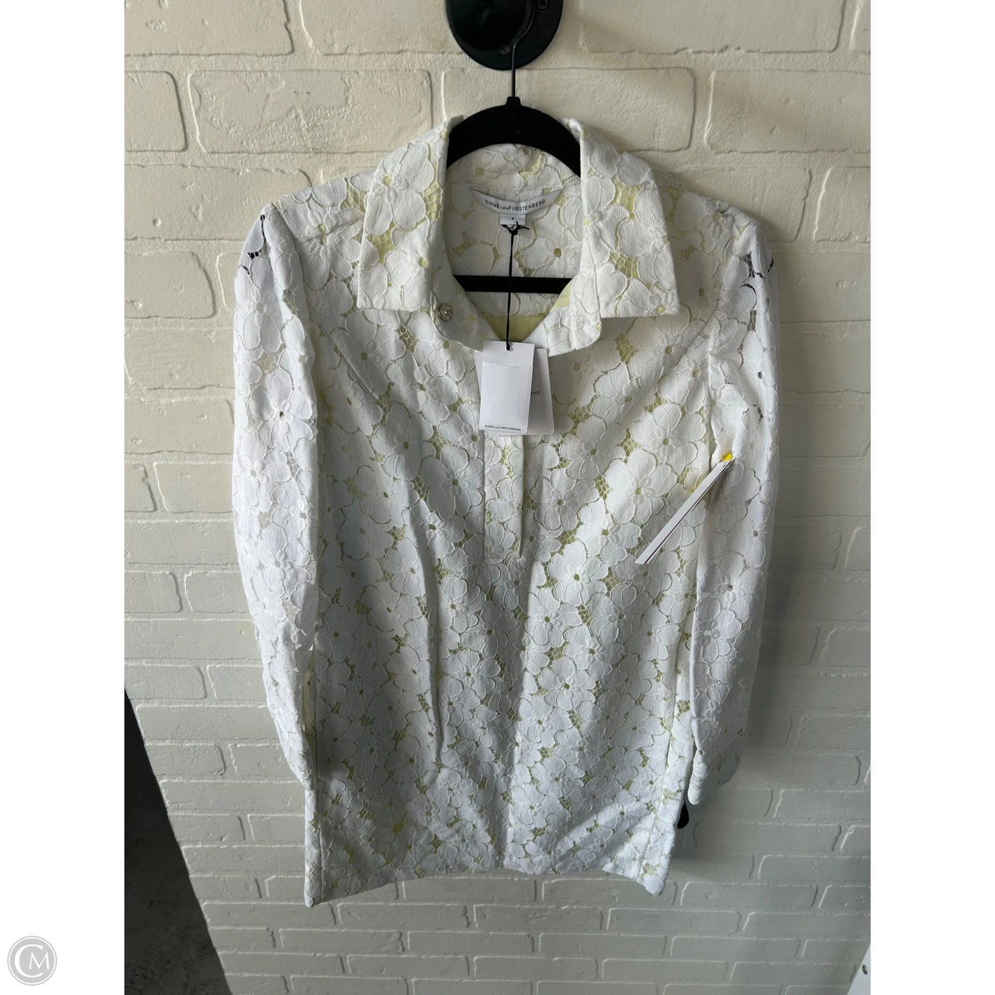 Dress Designer By Diane Von Furstenberg In White, Size: S