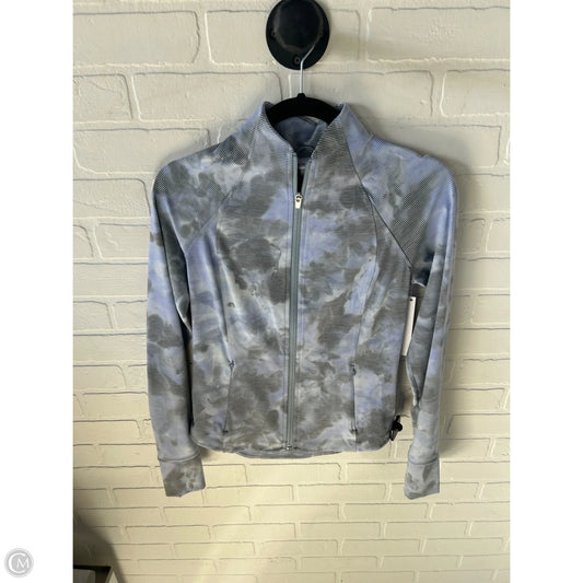 Athletic Jacket By Athleta In Blue & White, Size: Xs