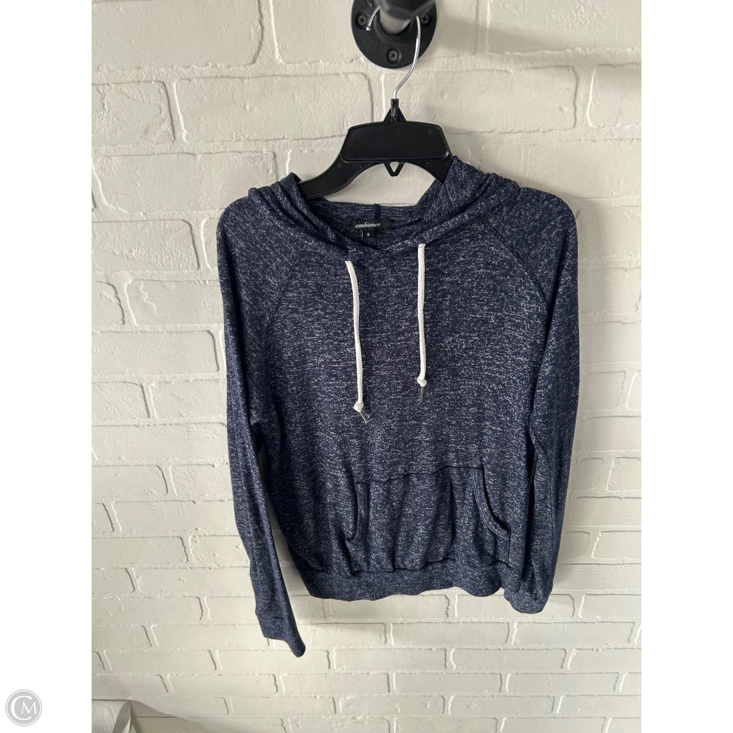 Top Long Sleeve By Ambiance Apparel In Blue, Size: S