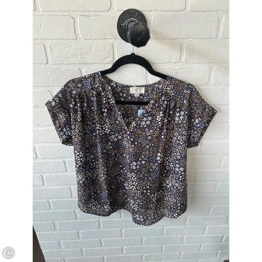 Top Short Sleeve By Loft In Purple, Size: Sp