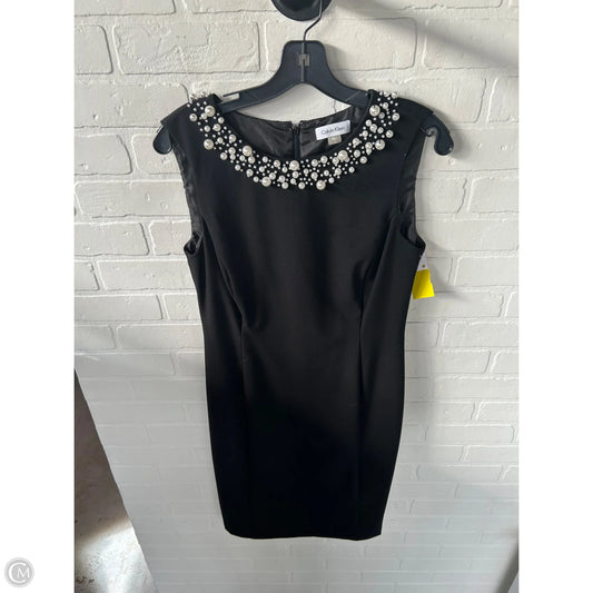 Dress Party Midi By Calvin Klein In Black, Size: S