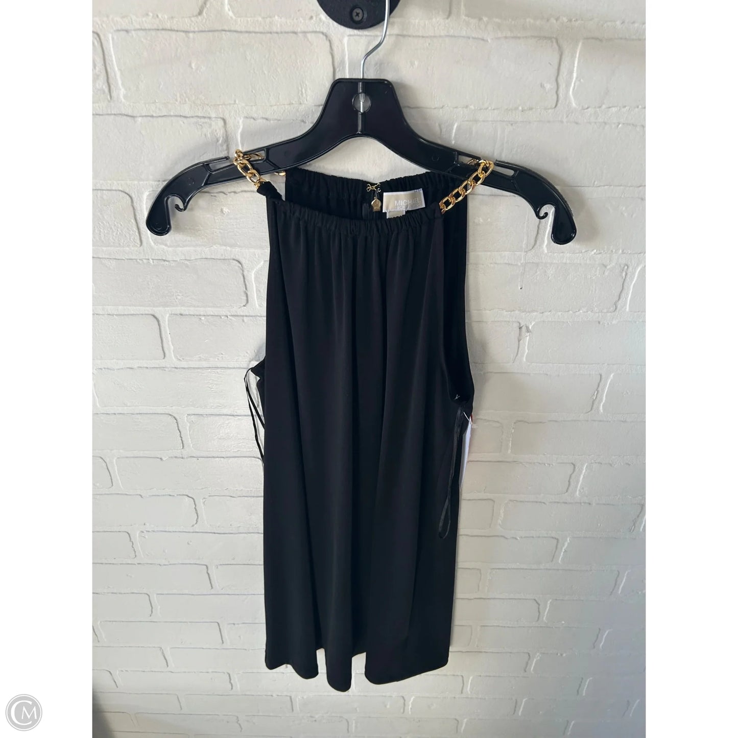 Dress Party Short By Michael By Michael Kors In Black & Gold, Size: S