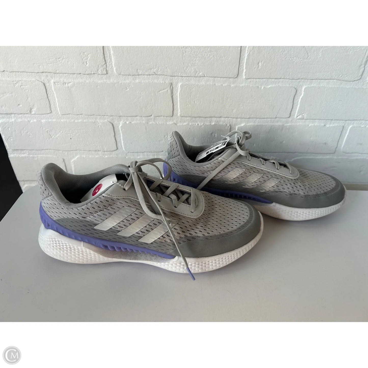 Shoes Athletic By Adidas In Grey & Purple, Size: 11