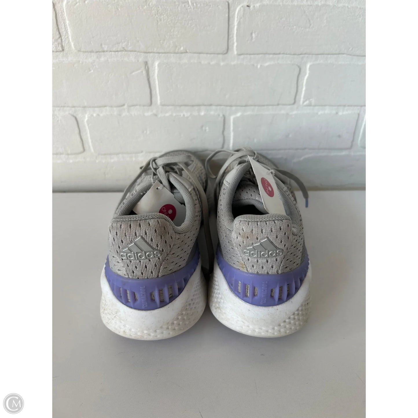 Shoes Athletic By Adidas In Grey & Purple, Size: 11
