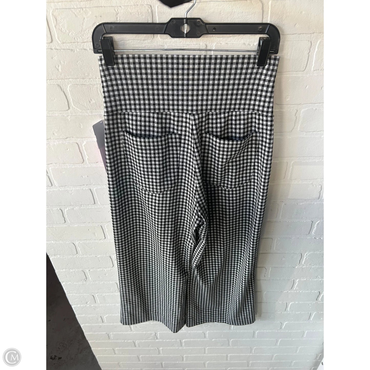 Pants Cropped By Cabi In Black & White, Size: 4