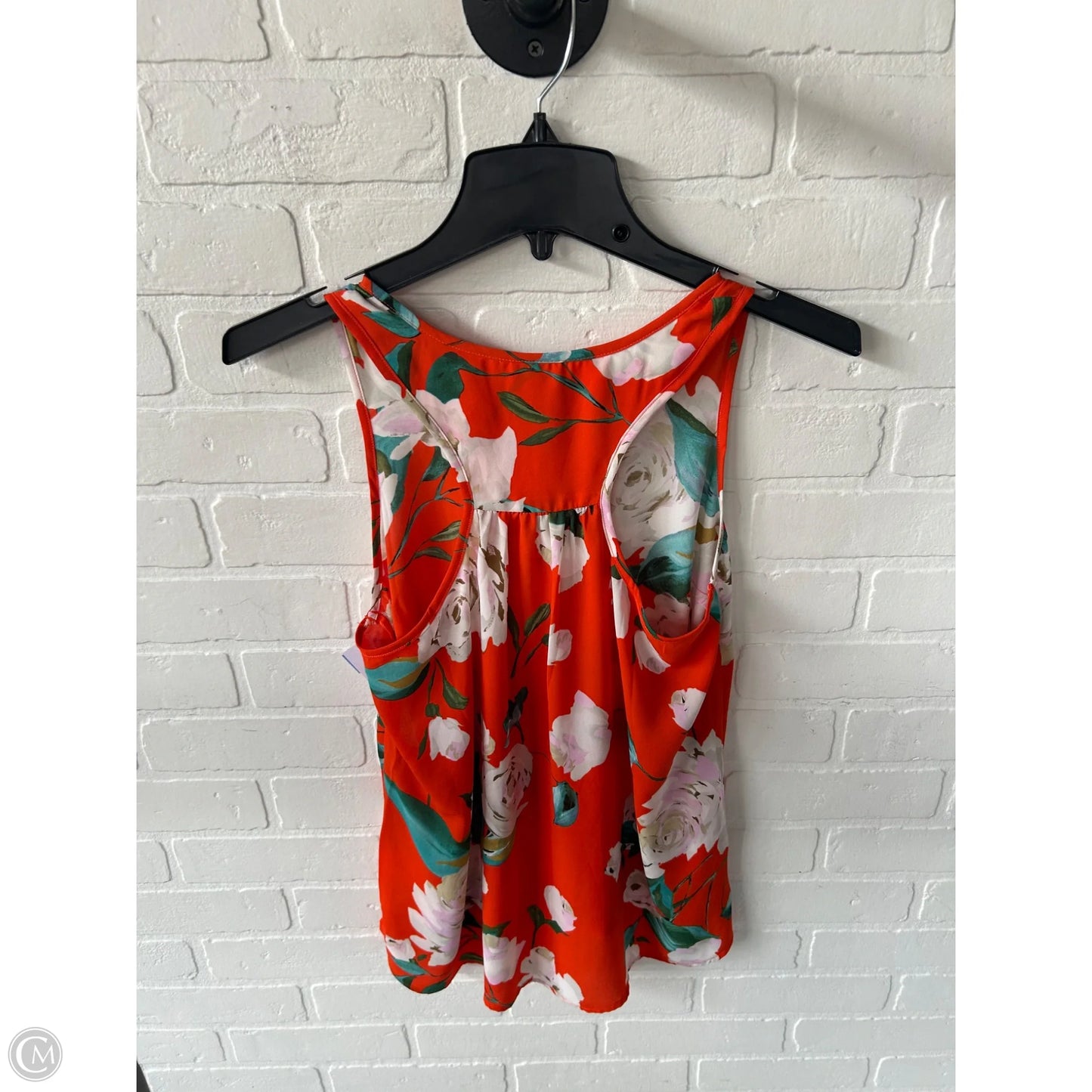 Top Sleeveless By Cabi In Orange, Size: Xs