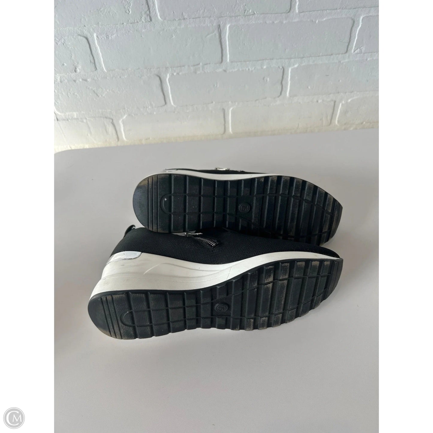 Shoes Heels Wedge By Mix No 6 In Black, Size: 7.5