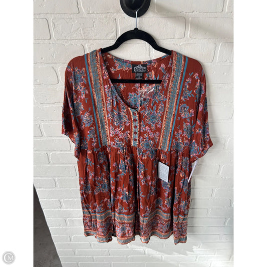 Dress Casual Short By Angie In Brown, Size: S