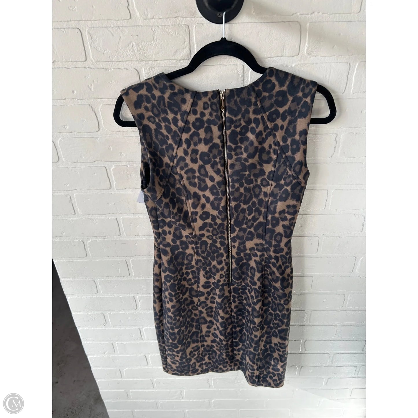 Dress Work By Tommy Hilfiger In Black & Brown, Size: S