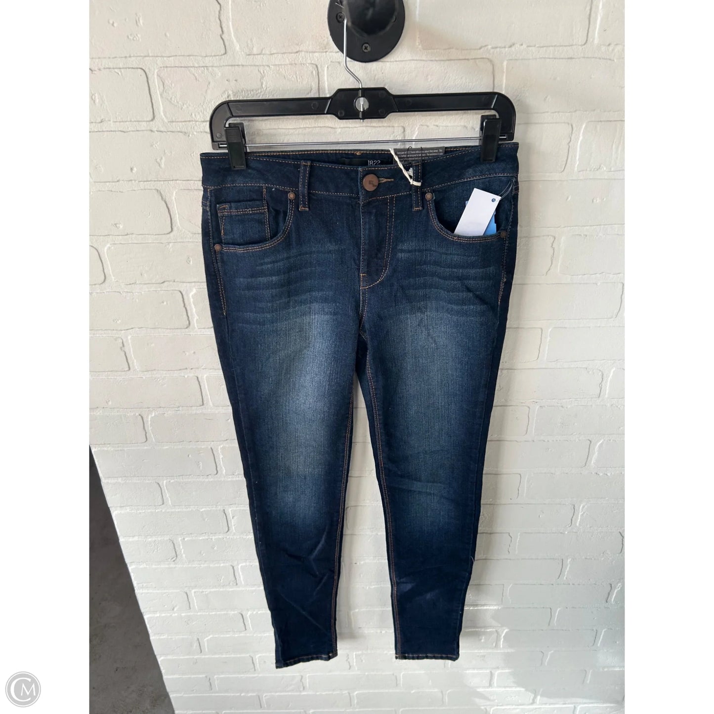 Jeans Skinny By 1822 Denim In Blue Denim, Size: 4