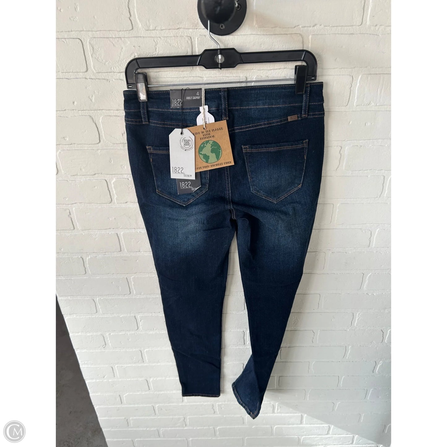 Jeans Skinny By 1822 Denim In Blue Denim, Size: 4