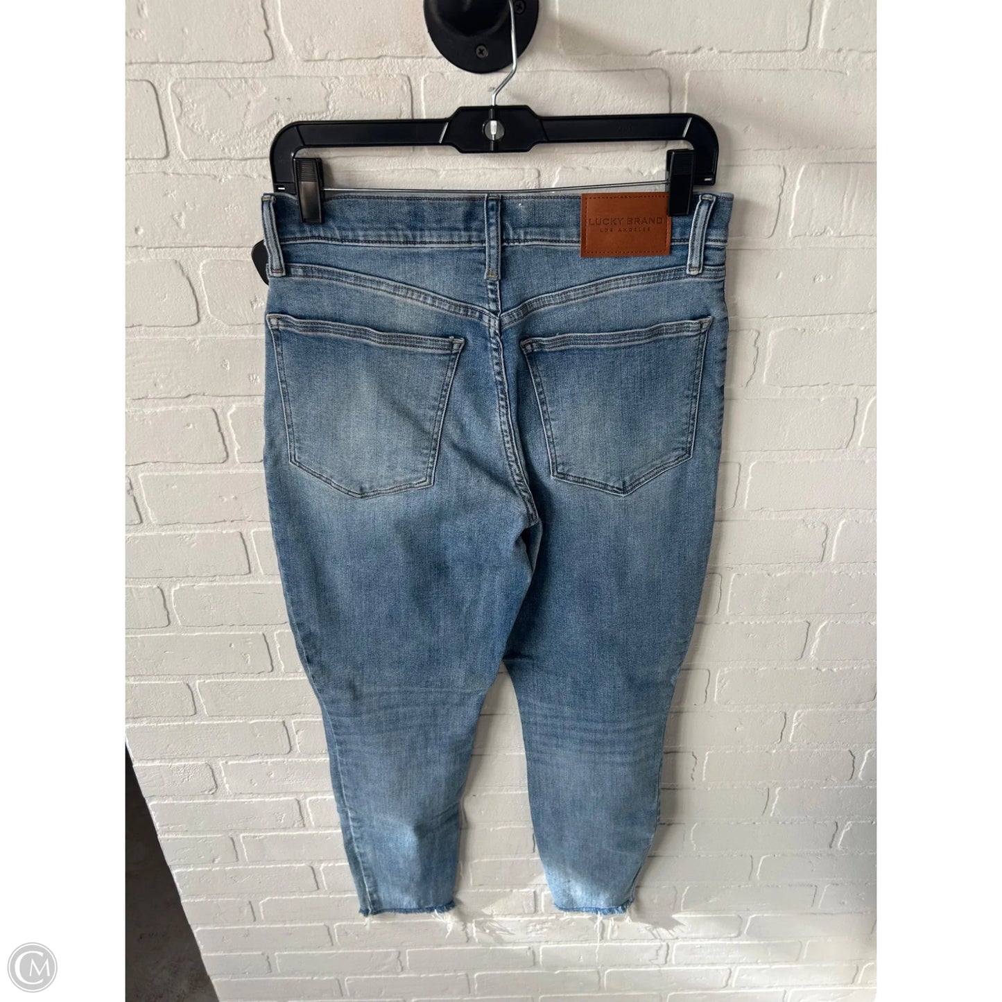 Jeans Skinny By Lucky Brand In Blue Denim, Size: 10