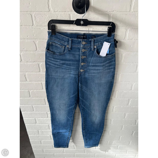 Jeans Skinny By Lucky Brand In Blue Denim, Size: 10