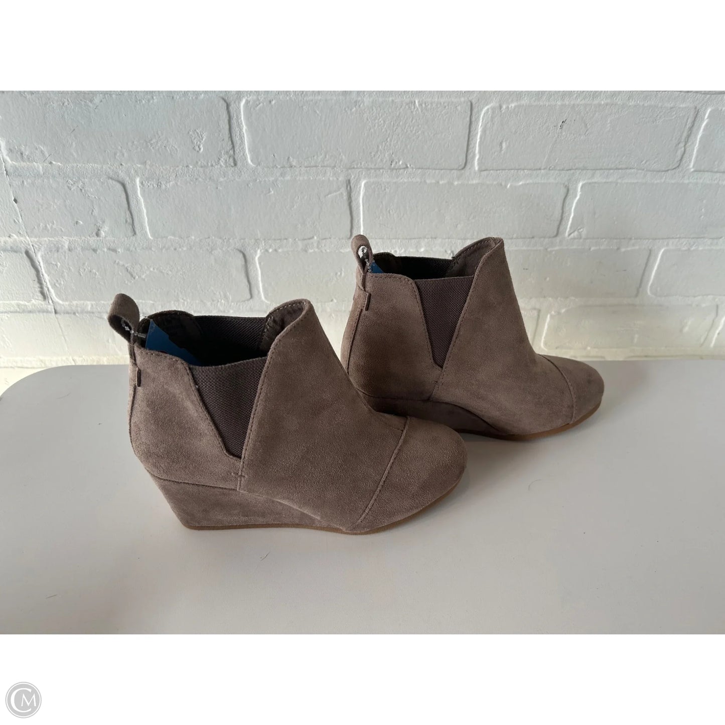Shoes Heels Wedge By Clothes Mentor In Brown, Size: 6.5