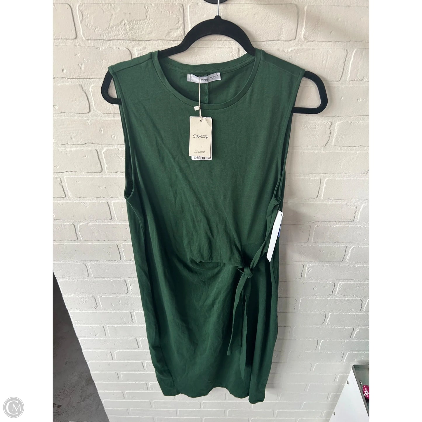 Dress Casual Midi By Mng In Green, Size: M