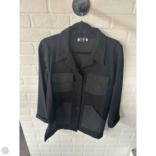 Blazer By Clothes Mentor In Black & White, Size: S