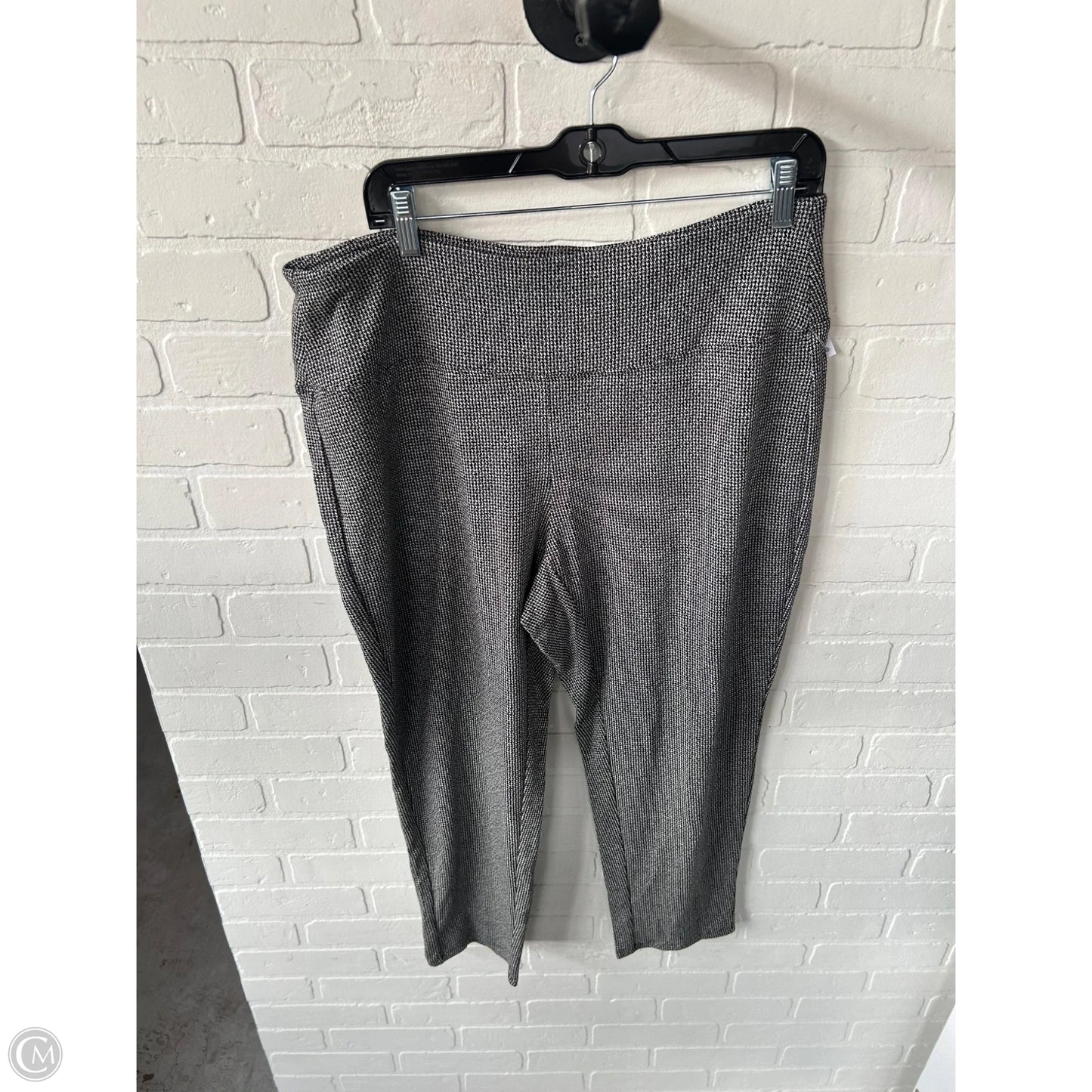 Pants Leggings By J. Jill In Black & White, Size: 14p