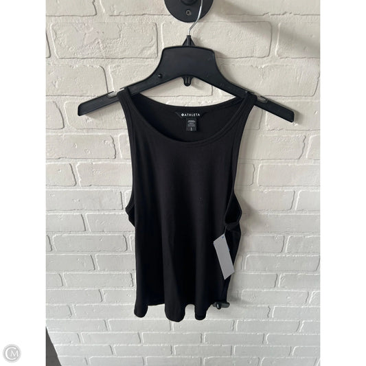 Athletic Tank Top By Athleta In Black, Size: L