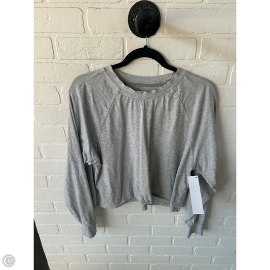 Top Long Sleeve Basic By Ypb In Grey, Size: M