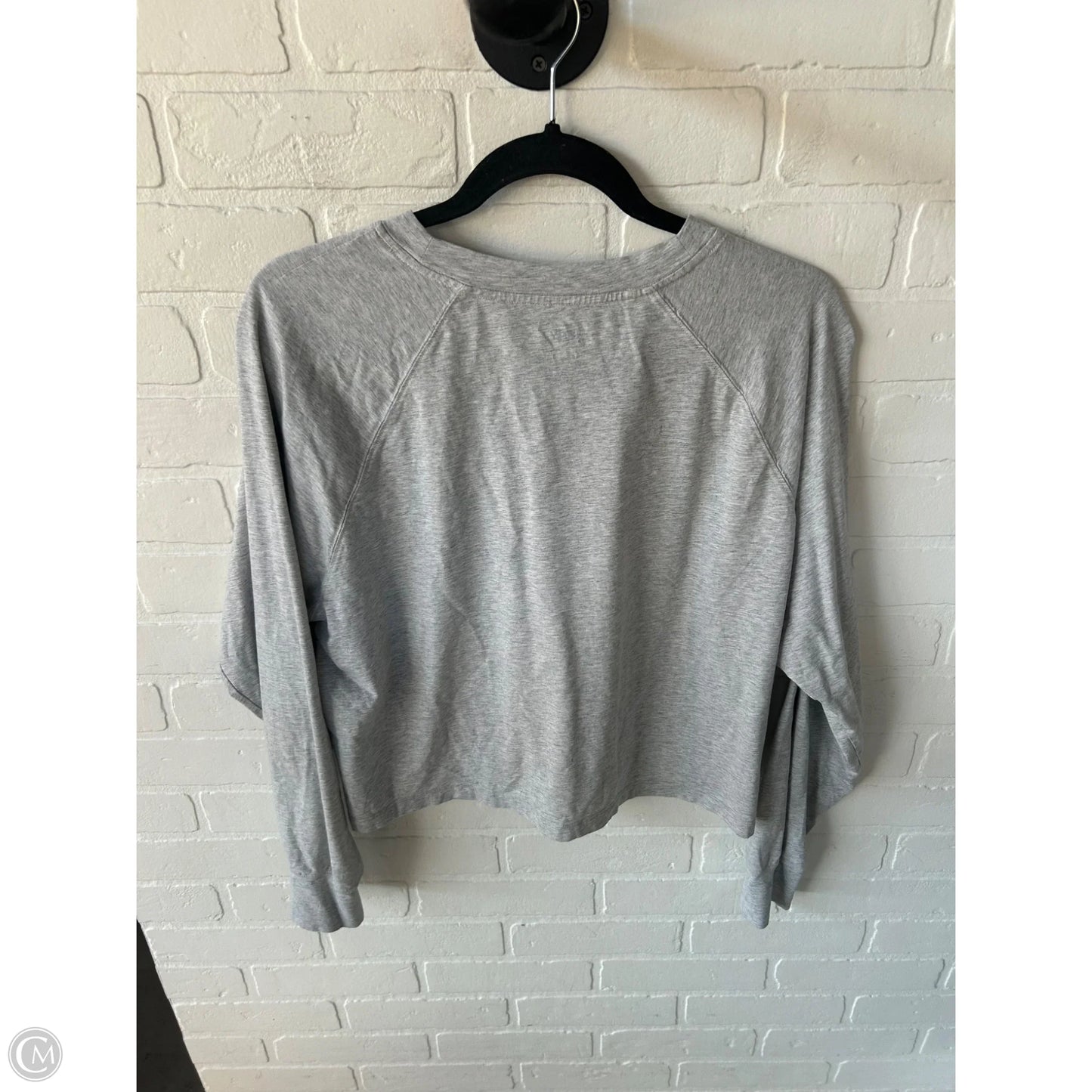 Top Long Sleeve Basic By Ypb In Grey, Size: M