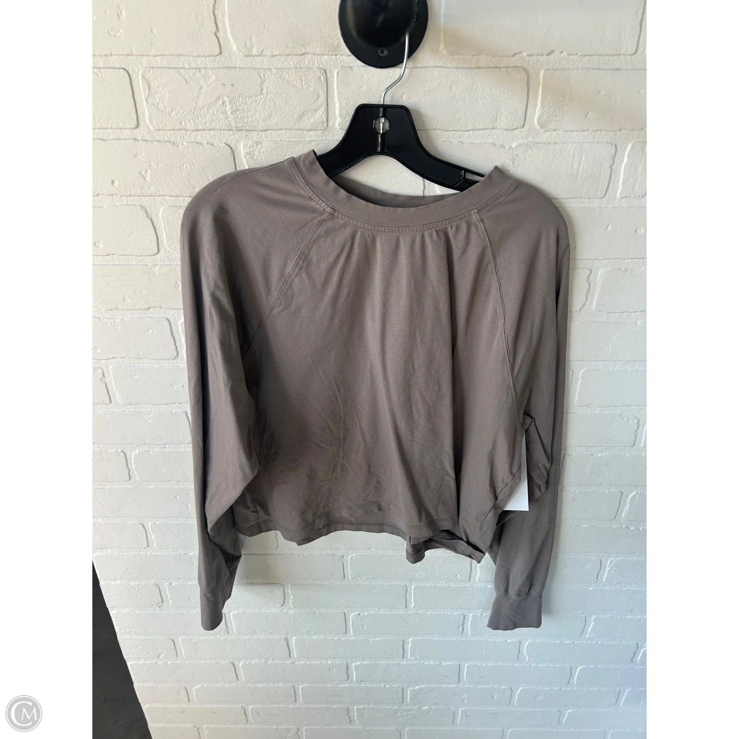 Top Long Sleeve By Ypb In Brown, Size: M