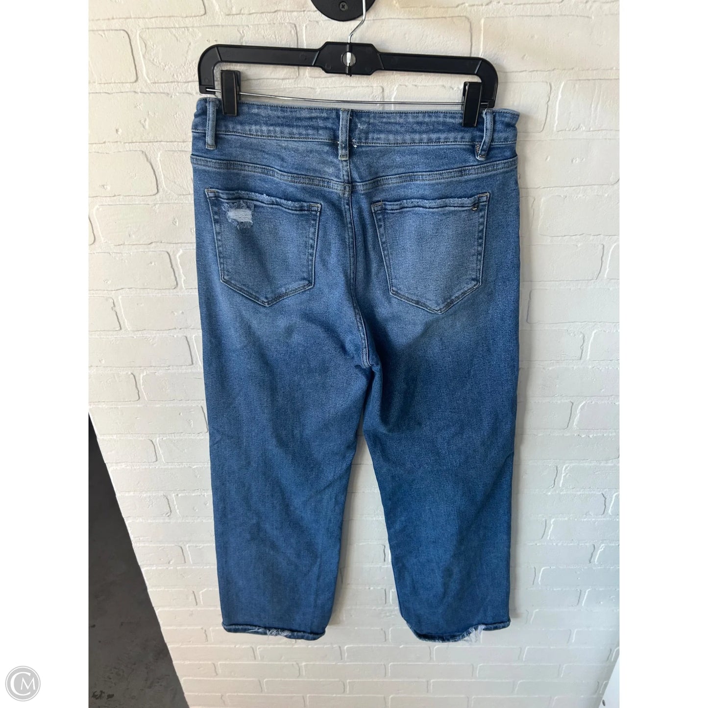 Jeans Wide Leg By Micas In Blue Denim, Size: 8