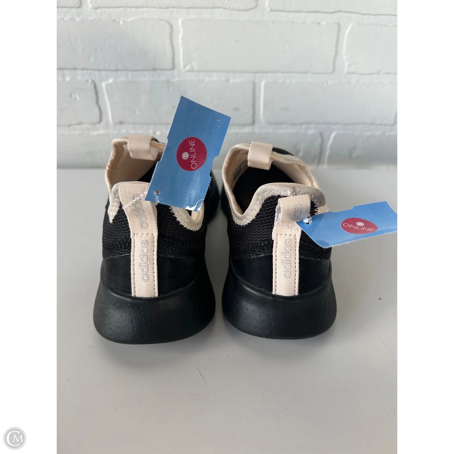 Shoes Sneakers By Adidas In Black & Cream, Size: 8