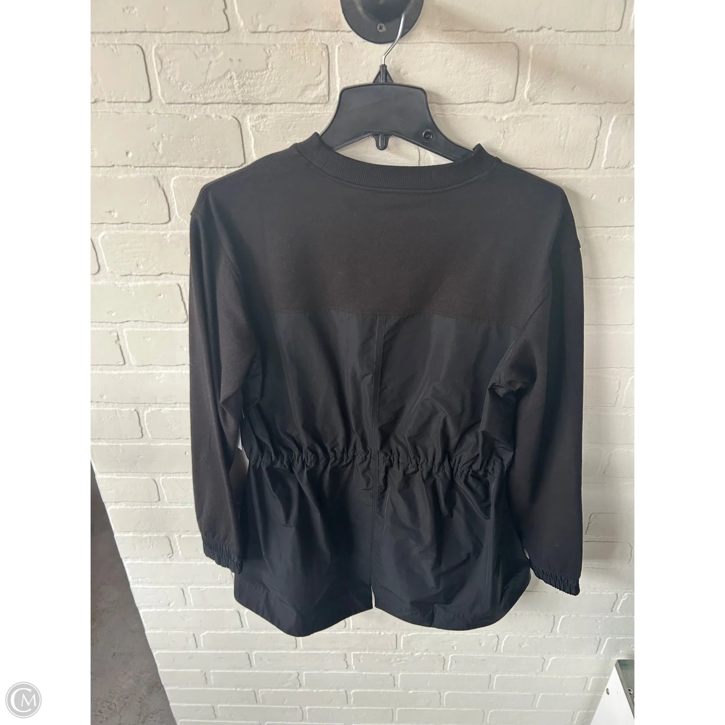 Athletic Sweatshirt Crewneck By Athleta In Black, Size: M