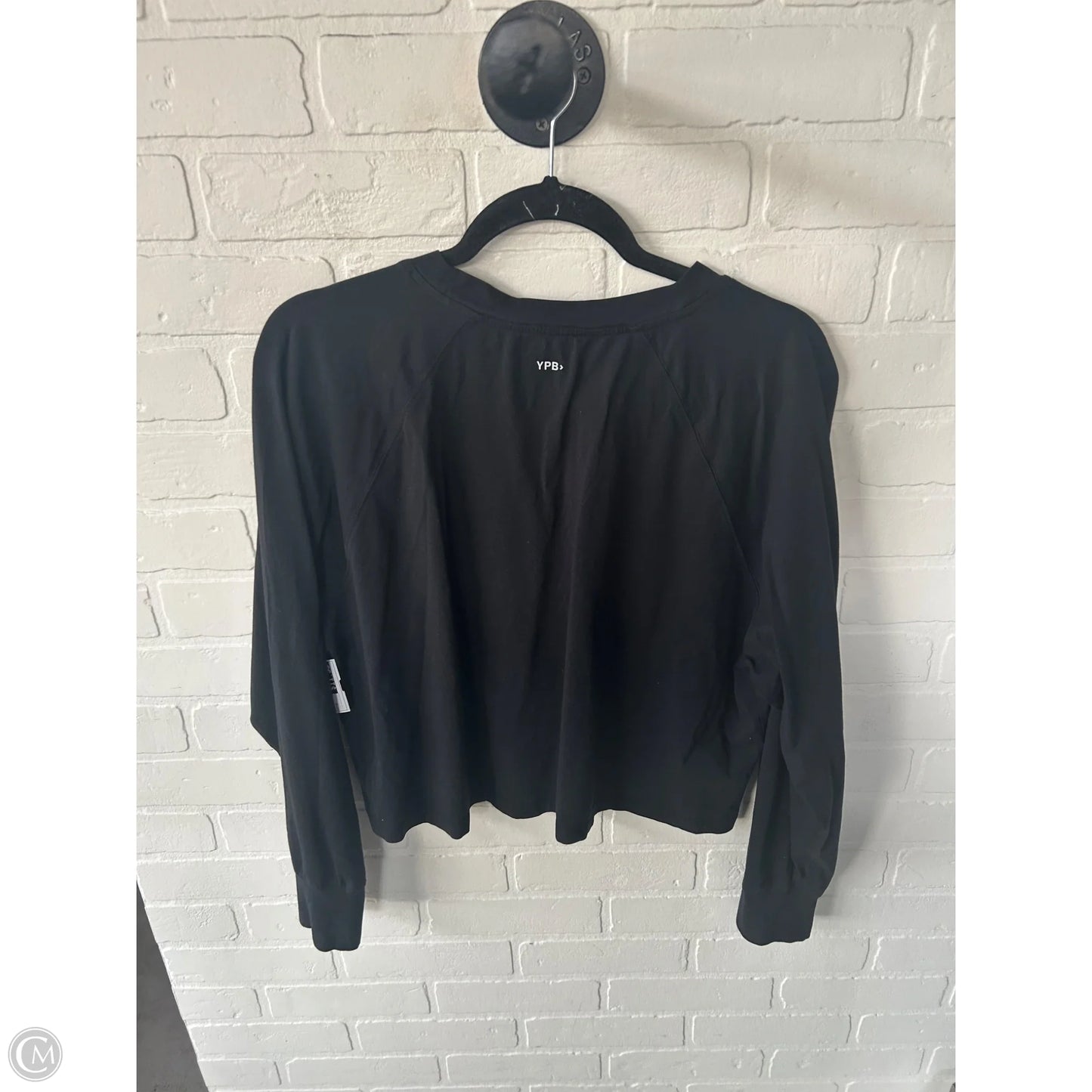 Top Long Sleeve Basic By Ypb In Black, Size: M